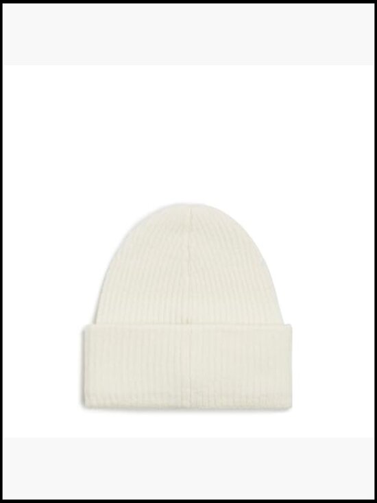 Acrylic Wool Blend Long Beanie Patch Surface main image 4